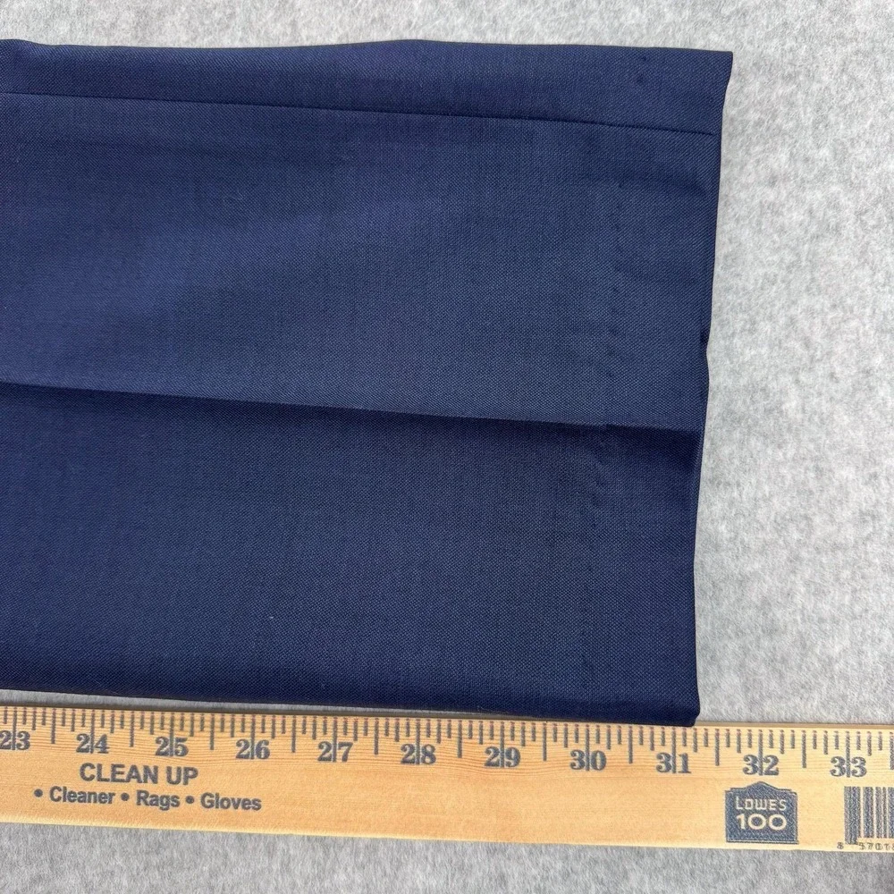 Spier & Mackay Dress Pants Mens 38x31 Blue Wool Lined Flat Front Office Business